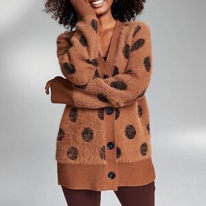 EUC Ade Samuel for INC Fuzzy Cardigan sweater (size XXXL)